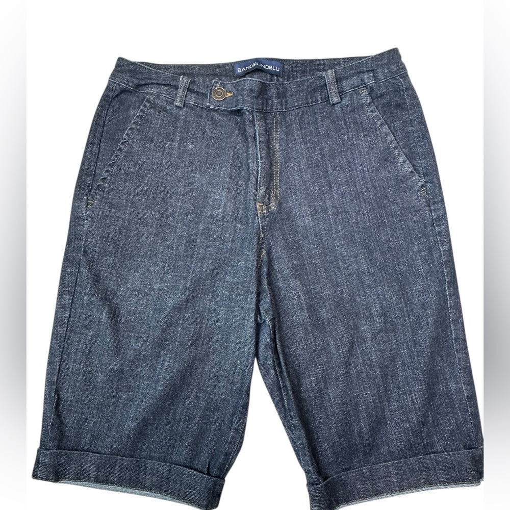 Bandolino Blu Denim Bermuda Shorts Size 12